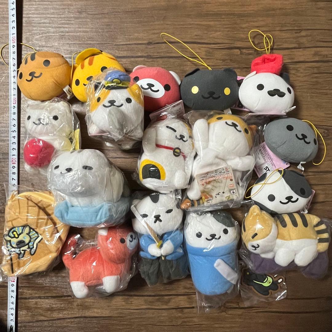 ねこあつめ カバンに付けられるでっかいぬ いぐるみセット 18種セット