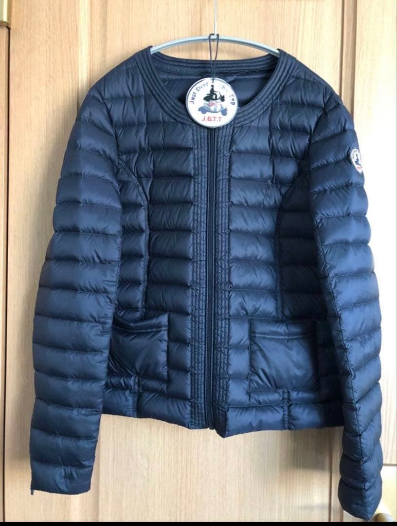 J.O.T.Tダウンジャケット ネイビー - メルカリ
