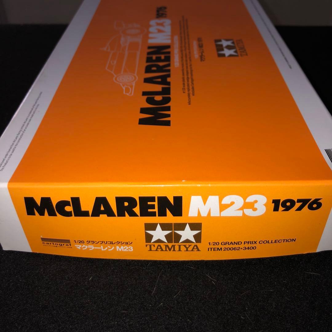 タミヤ1／20 1976マクラーレンM23オレンジ箱限定箱、エッチングパーツ