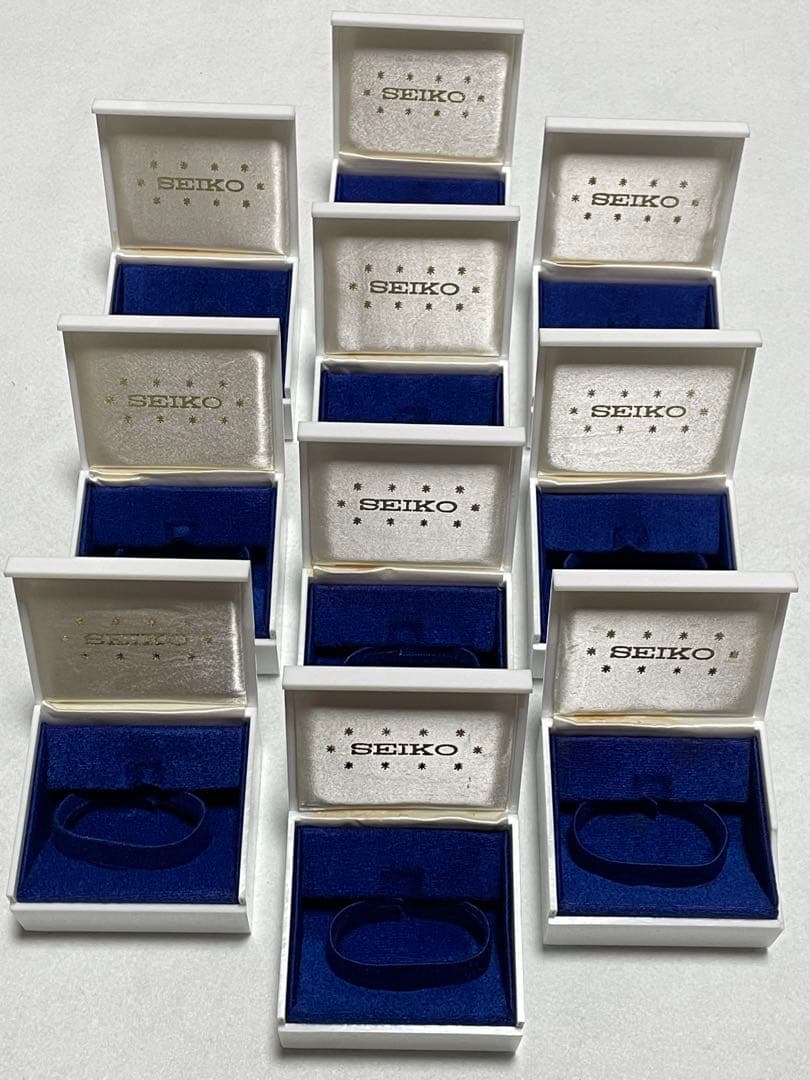 セイコー 化粧箱 ホワイトボックス ブルー外紙箱付×10点 未使用 1点欠有 2026年最新】Yahoo!オークション -セイコー ボックスの中古品・新品