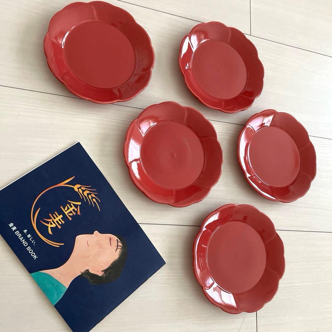 金麦 花やか皿 12月 椿 ビール 発泡酒 小皿 5枚 新品 - メルカリ