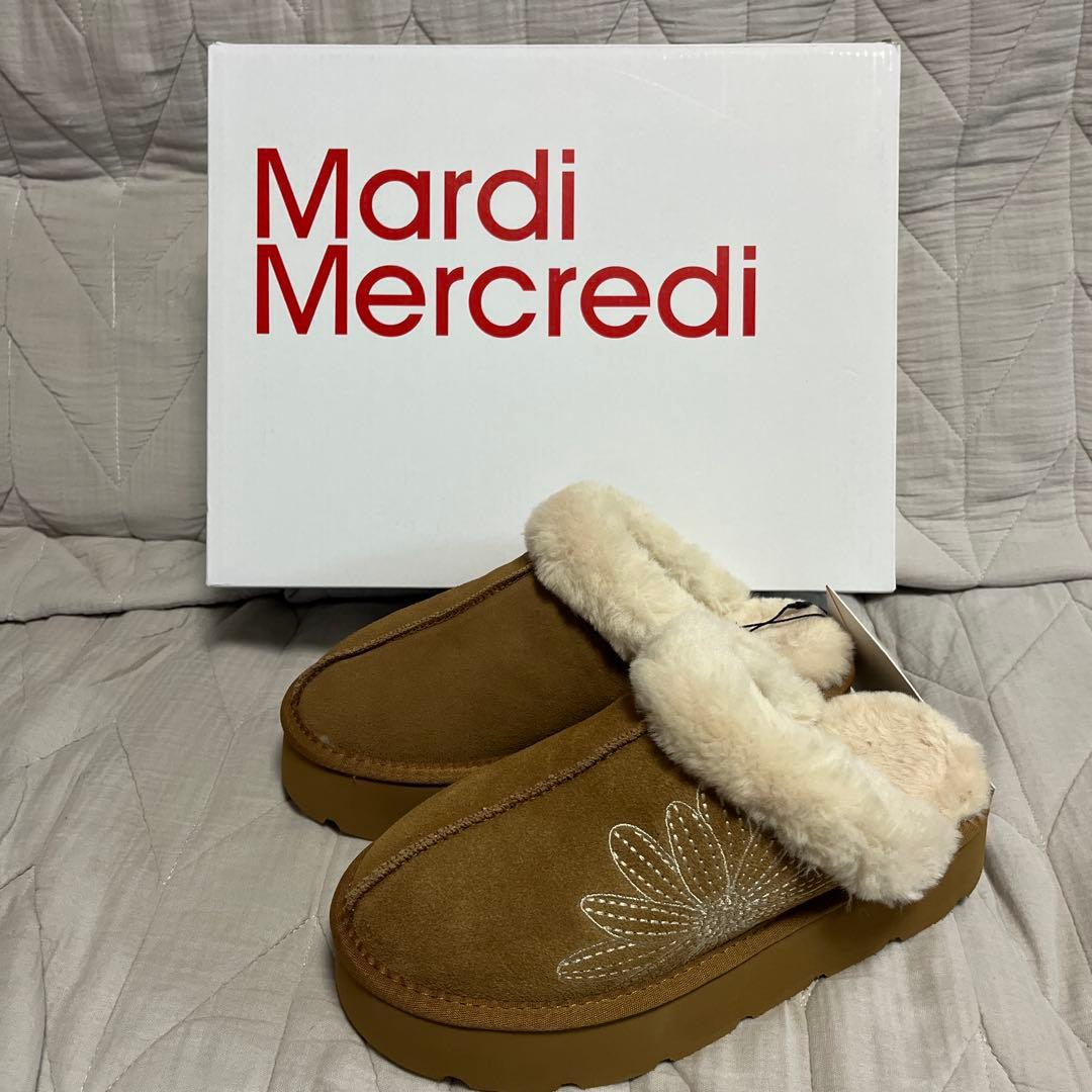 Mardi Mercredi ブラウン ムートンブーツ - メルカリ