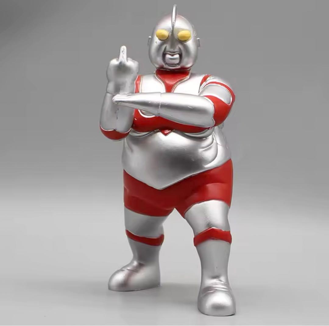 パロディ】帰ってくれ！デブトラマン4体セット☆特撮ヒーロー☆即納