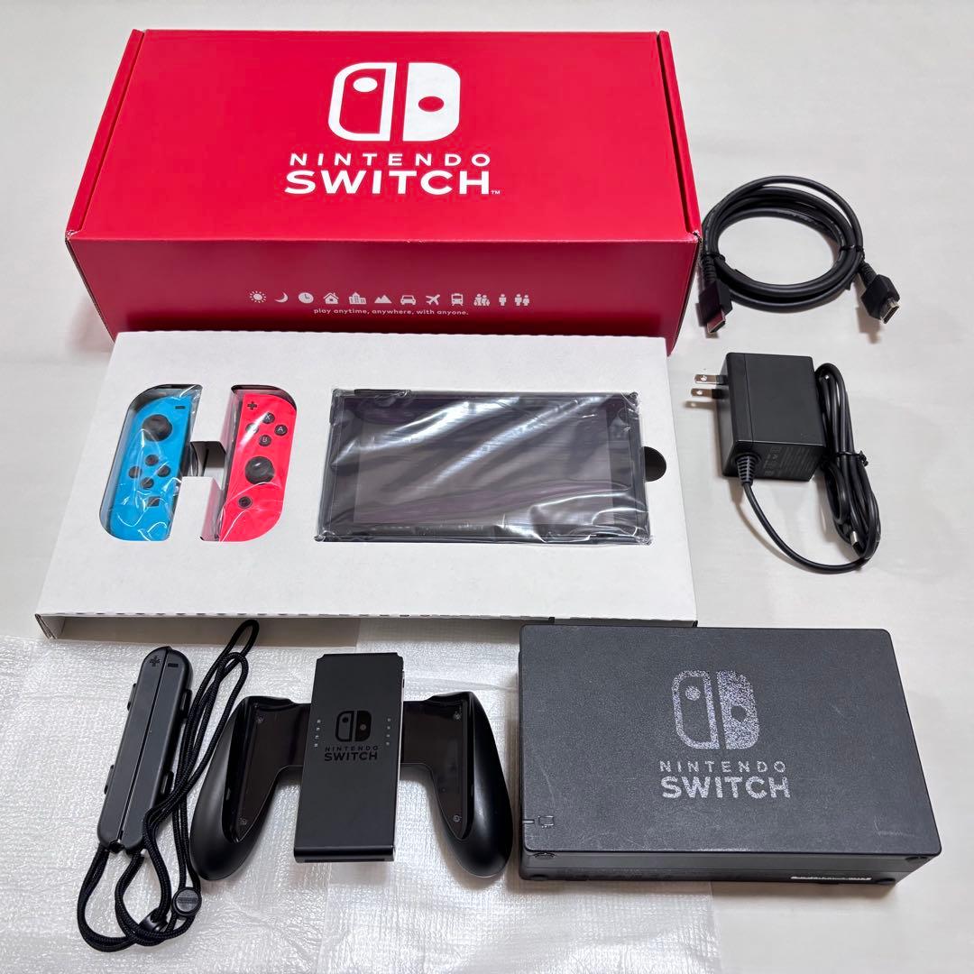 Nintendo Switch 本体 液晶モデル バッテリー強化版 Nintendo Switch ニンテンドースイッチ 本体 Switch (L)/(R)グレー
