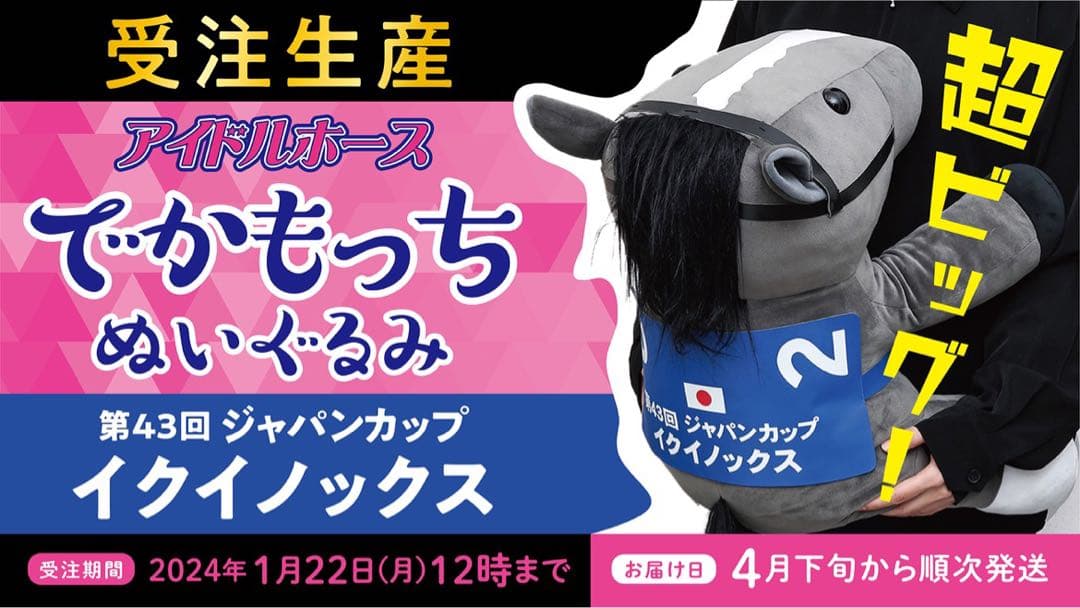 イクイノックス デカもっちぬいぐるみ - メルカリ