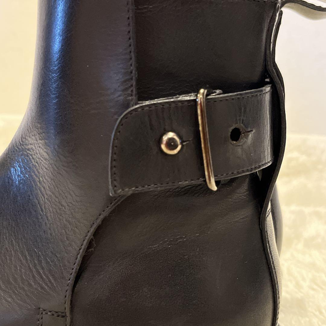 マーガレットハウエル LEATHER STUD STRAP BOOT レザー