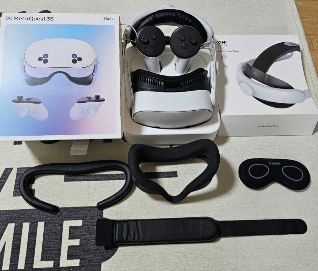  Quest 3S VR＋ヘッドストラップ＋フェイスクッション Amazon.co.jp: Meta Quest 3ヘッドストラップ用 - 快適なVR