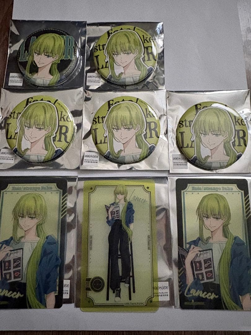 fate/strange fake fafe エルキドゥ 缶バッジ クリアカード - メルカリ