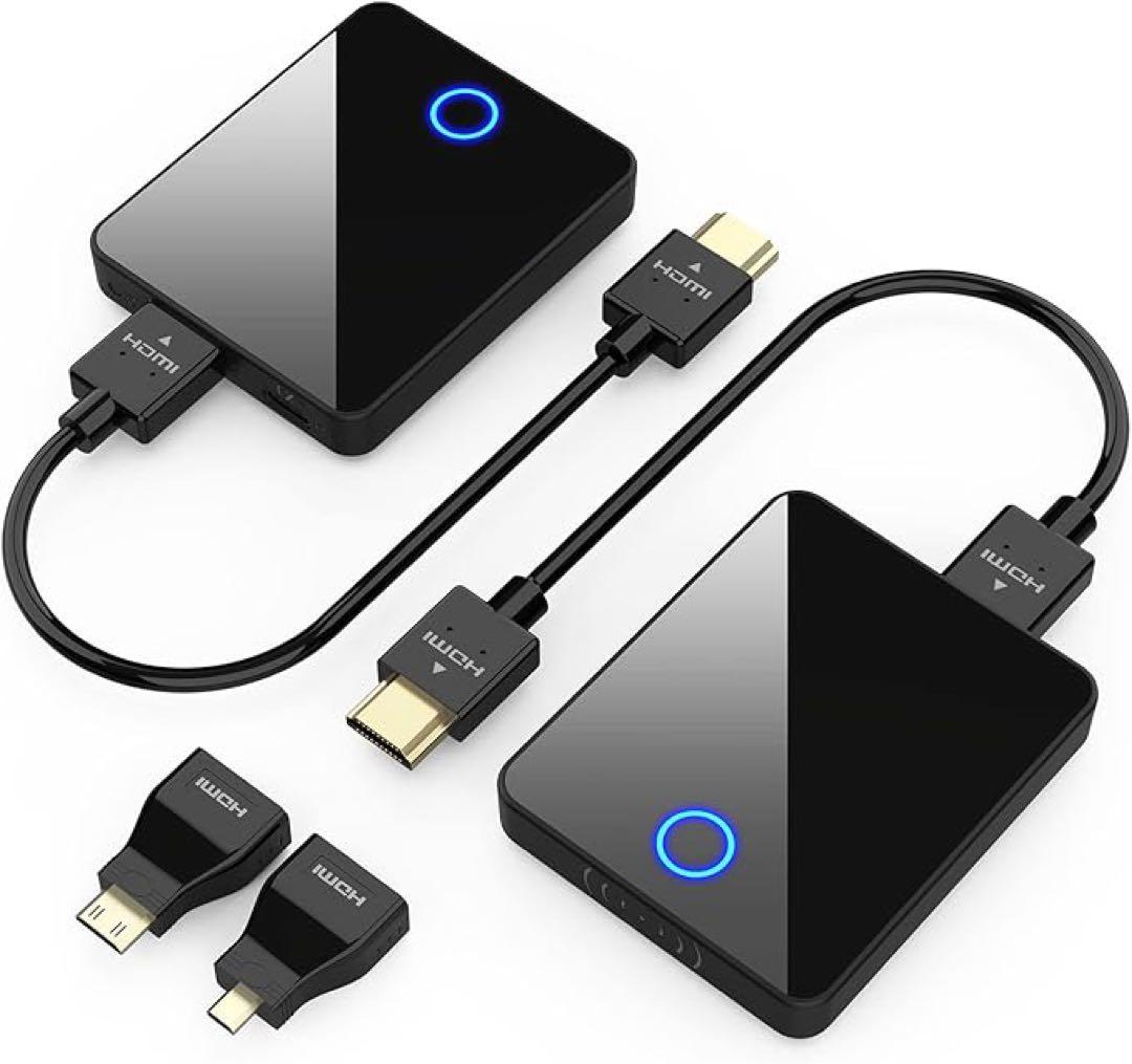 ワイヤレスHDMI送信機と受信機 4K/5Ghz 30Mエクステンション 61ZR8FCamFL._AC_UF350,