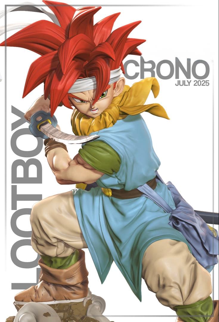 クロノ・トリガー クロノ フィギュア ガレージキット 未塗装未組立