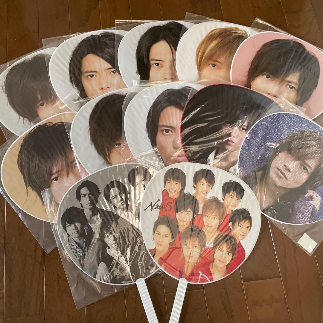 NEWS 山下智久 歴代 公式うちわ 12枚セット - メルカリ