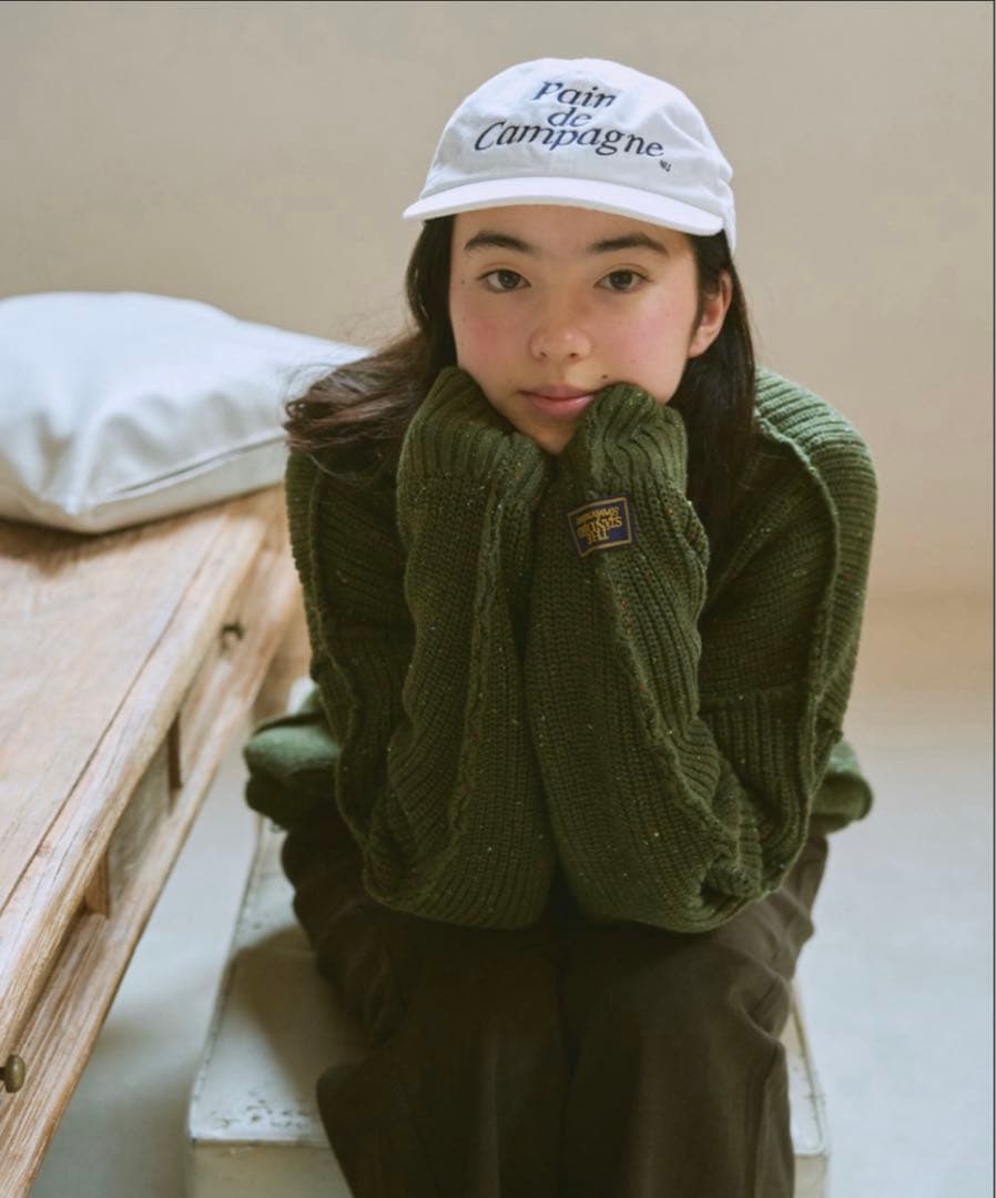 ドローコードカラーネップインサイドアウトニット - メルカリ