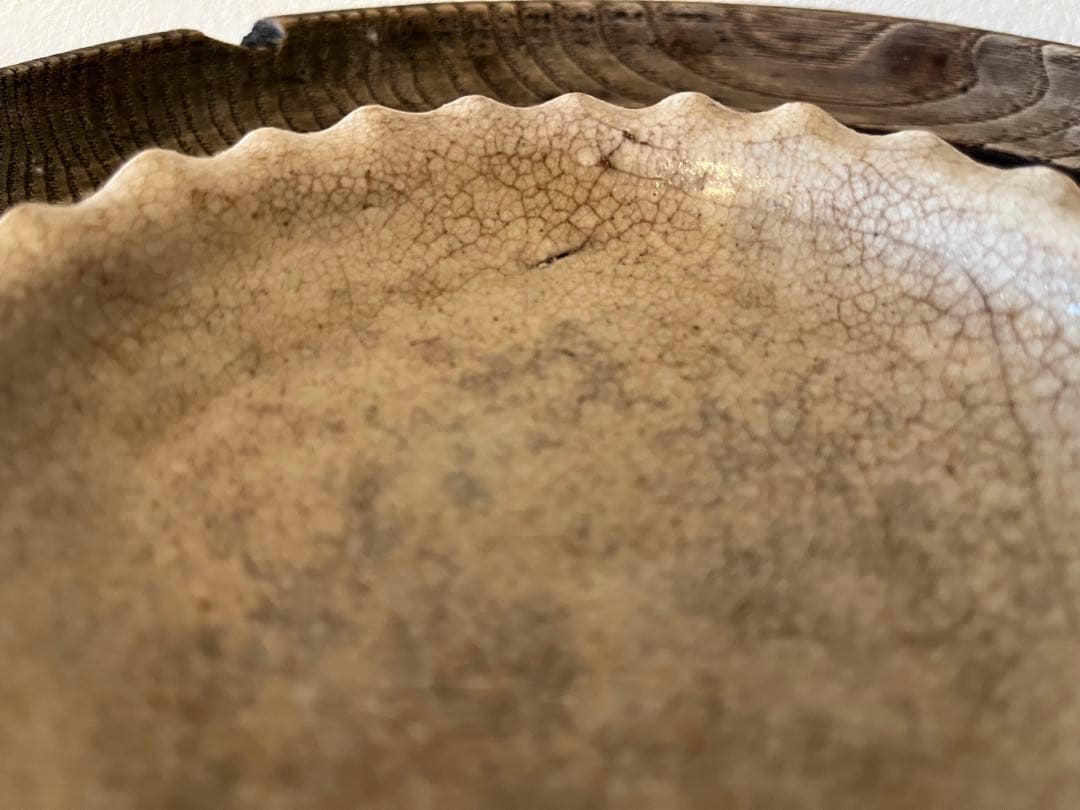 御深井焼 輪花皿【13cm】 御深井焼 輪花皿【13cm】 www.cosaga.com