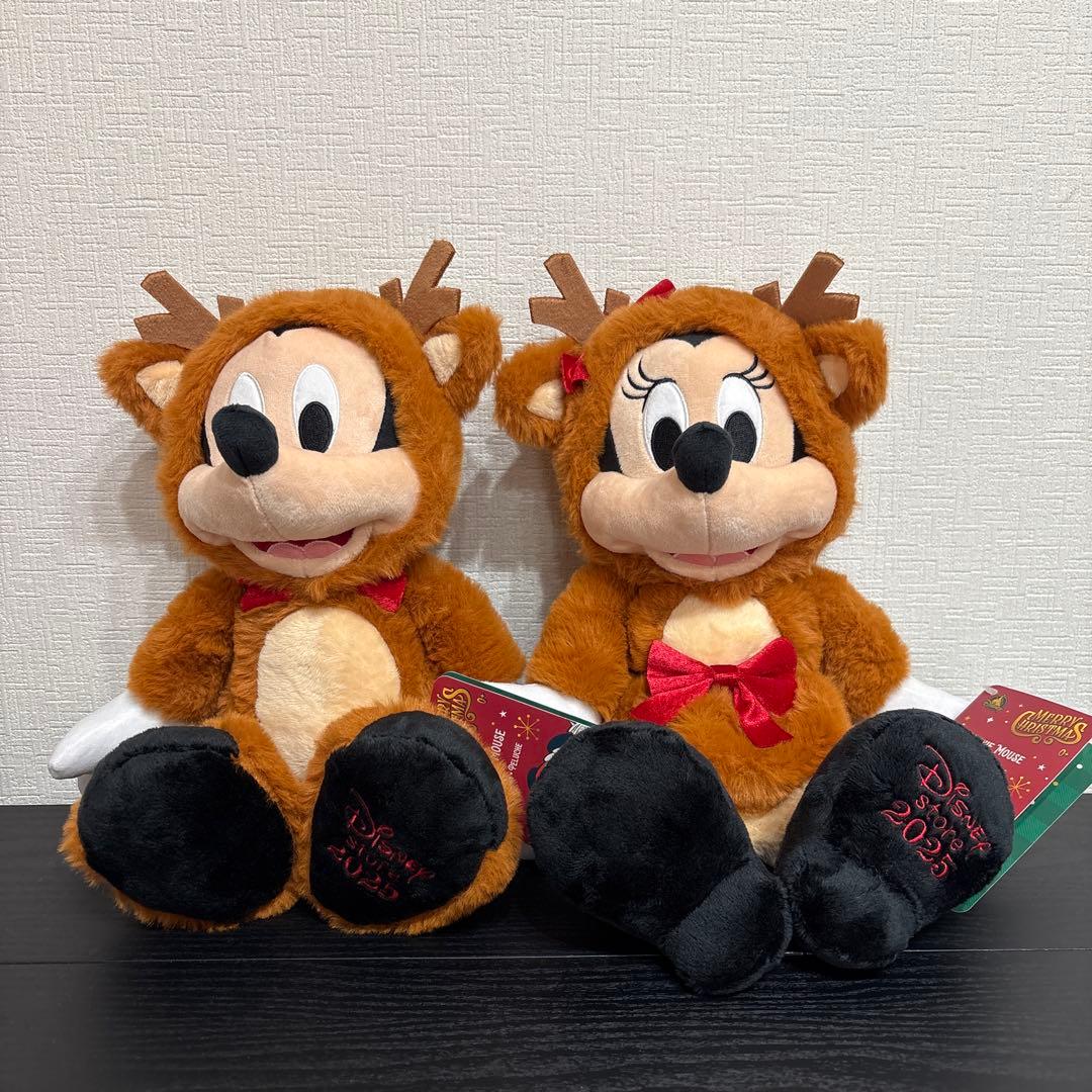 ミッキー ミニー ぬいぐるみ クリスマス 2025 トナカイ ディズニー