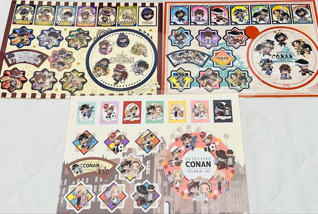 最安値☆名探偵コナン 大阪城ステッカー レトロ戦国サーカス 赤井秀一