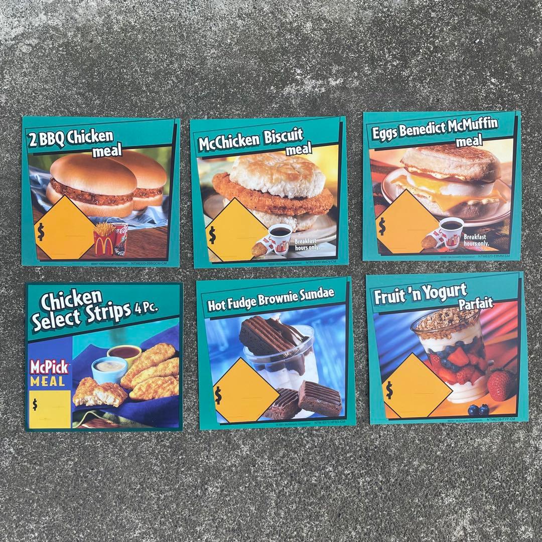マクドナルド 看板 ポスター 雑貨 ストアディスプレイ ビンテージ