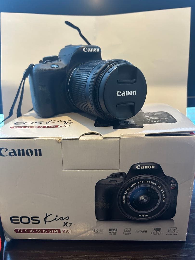 Canon EOS Kiss X7 レンズキット EOS Kiss X7 （EF-S18-55mm F3.5-5.6 IS STM） レンズキット [ズーム