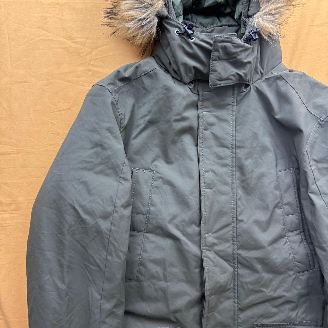 美品 NAPAPIJRI ナパピリ ファー ミリタリー ダウン ジャケット XL