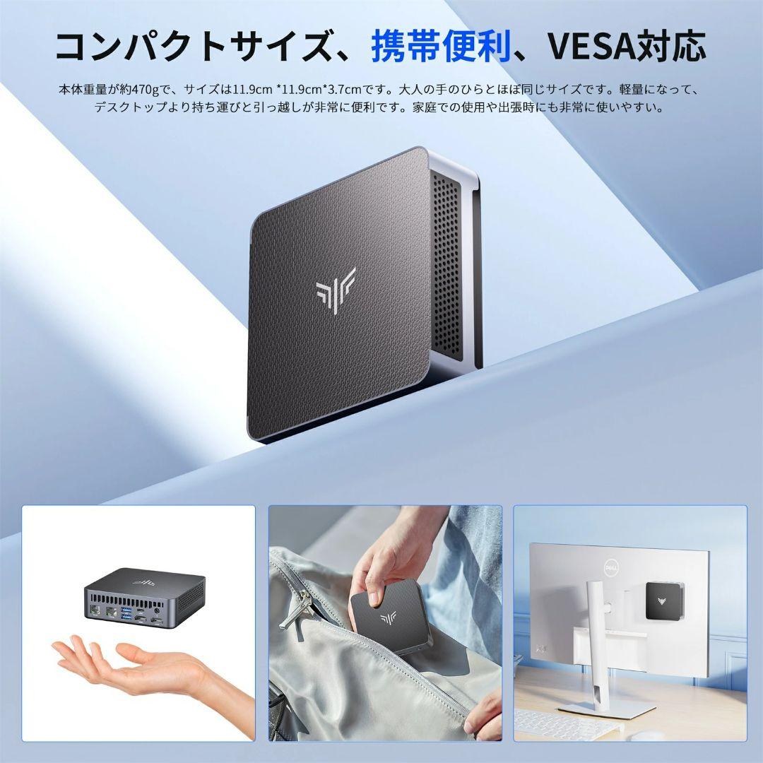 NiPoGi AM21 Ryzen 7 8745HS ベアボーン Win11 - メルカリ