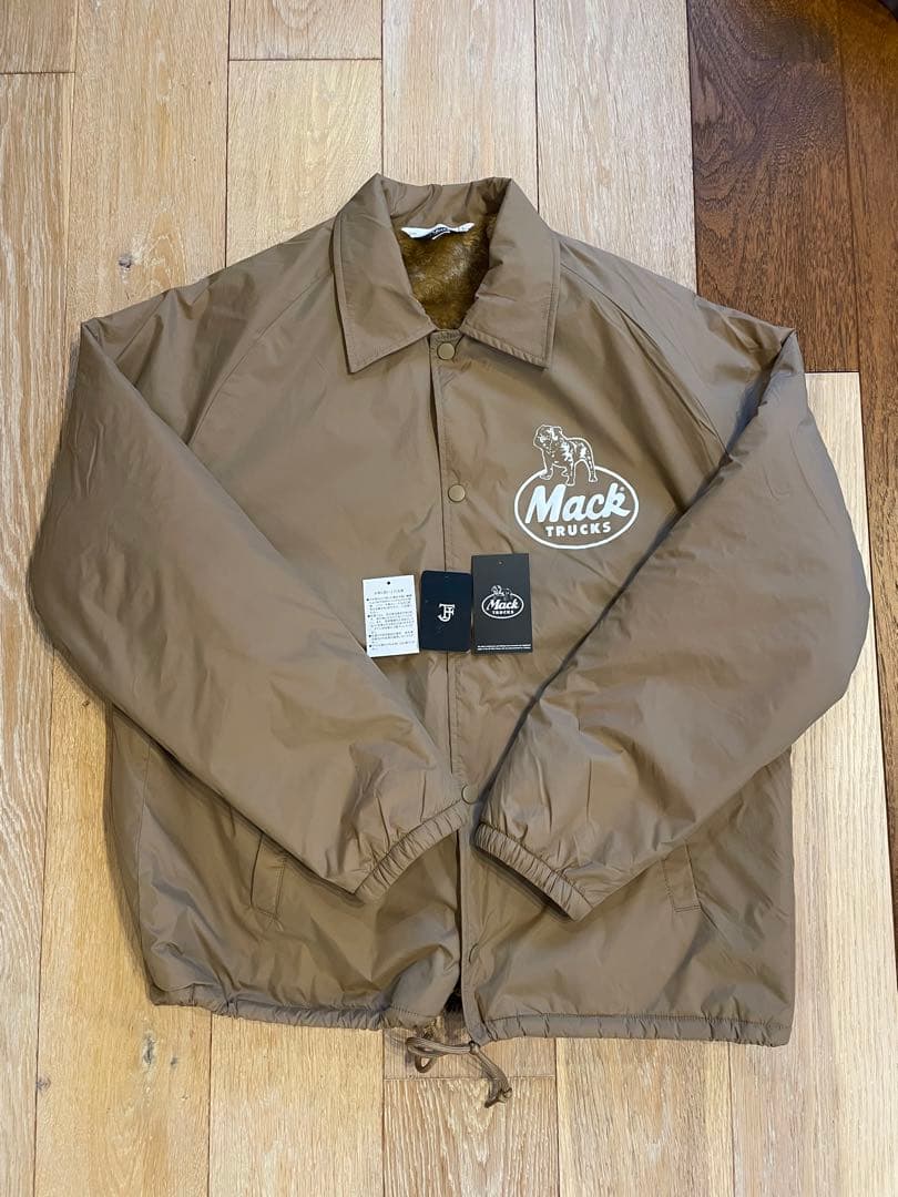 FJ fj Beige/ Mack Trucks ボアコーチジャケット - メルカリ