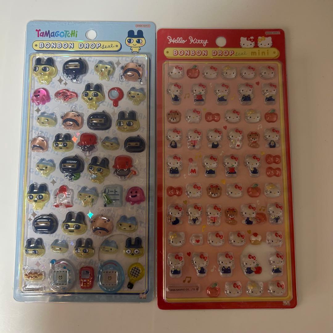 まめっち【たまごっち】・キティ【サンリオ】ボンボンドロップシール 2