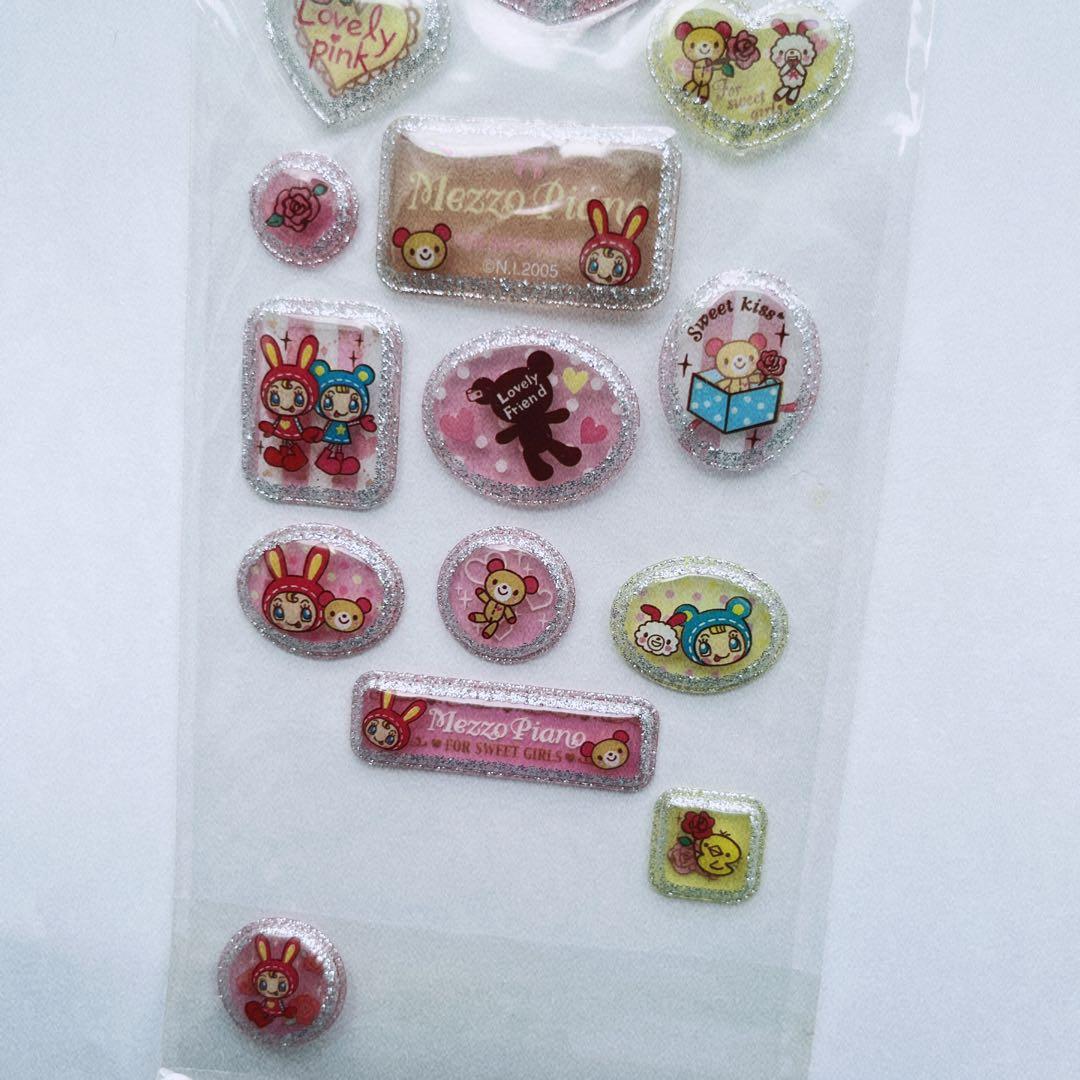 平成 レトロ メゾピアノ ジュエルシール 立体シール - メルカリ