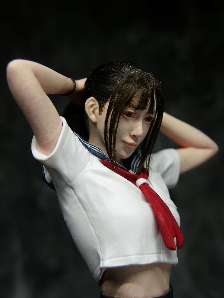 セーラー服　ハセガワ製　1/12　バーミリオン氏原型　塗装済み完成品　ゲーテル。