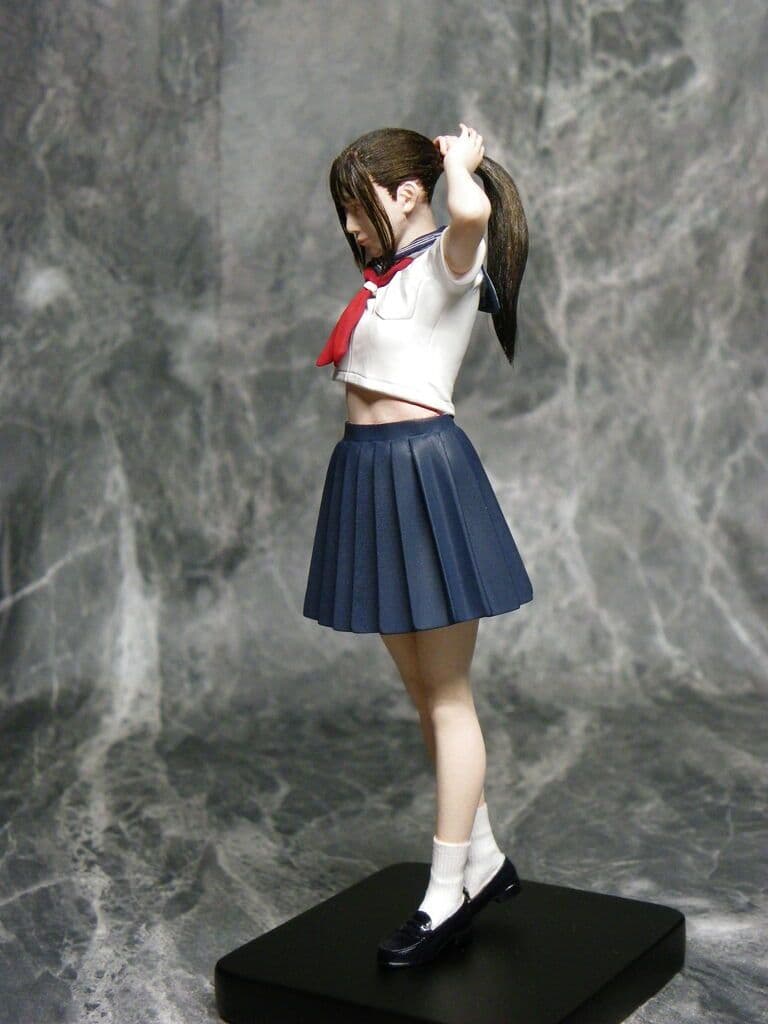 セーラー服　ハセガワ製　1/12　バーミリオン氏原型　塗装済み完成品　ゲーテル。