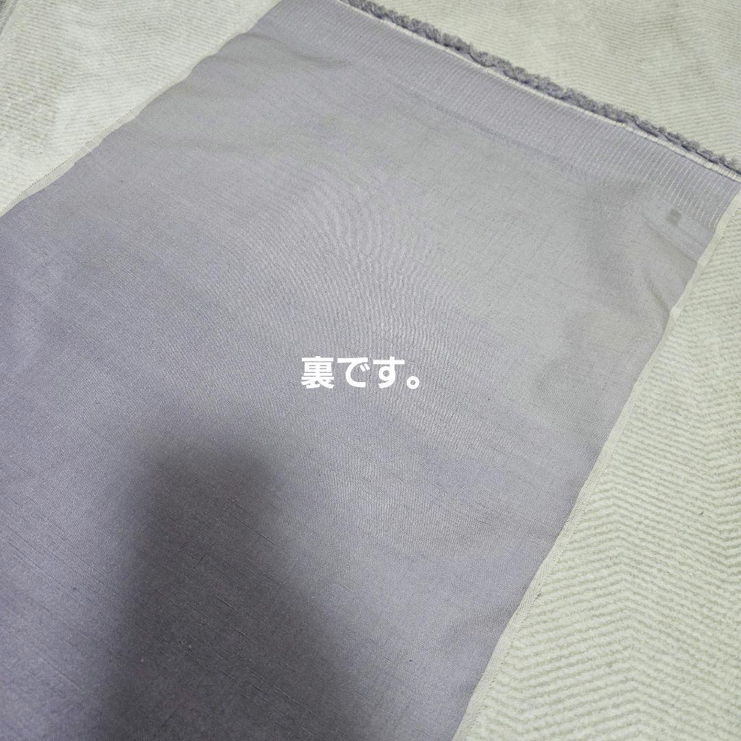 結城無地反物　藤系　訳あってお安く