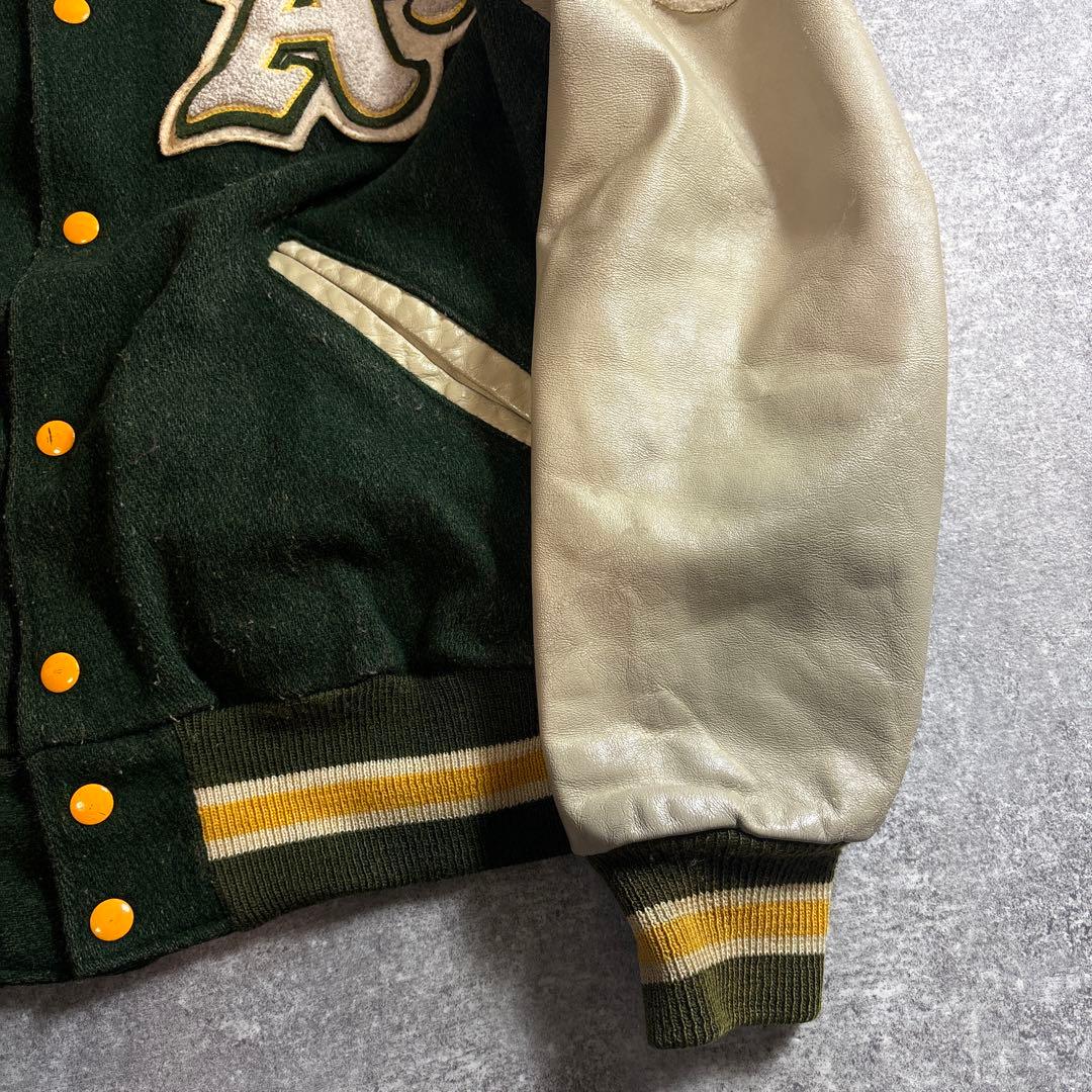 DeLONG usa製 MLB チーム スタジャン アスレチックス - メルカリ