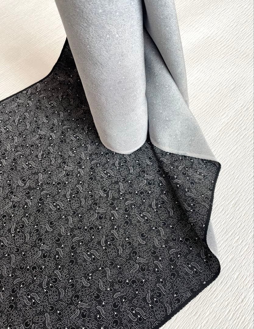 反物】江戸小紋 着尺 グレー 正絹 1等品浜ちりめん◇八掛付き - メルカリ