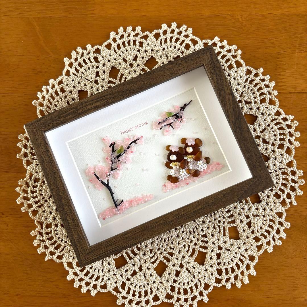 シーグラスアート❁桜綺麗だねぇ…♡❁ - メルカリ