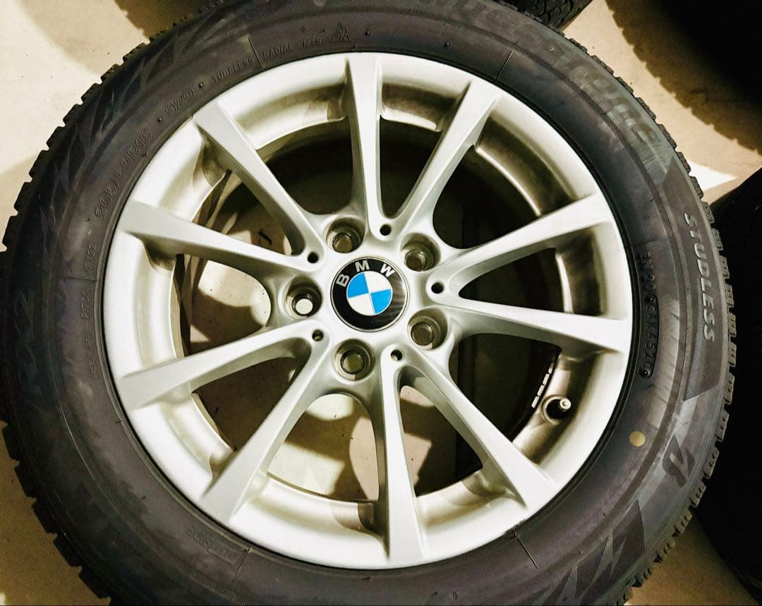 BMW320D純正 16インチ スタッドレス ブリザックVRX2 ホイールセット
