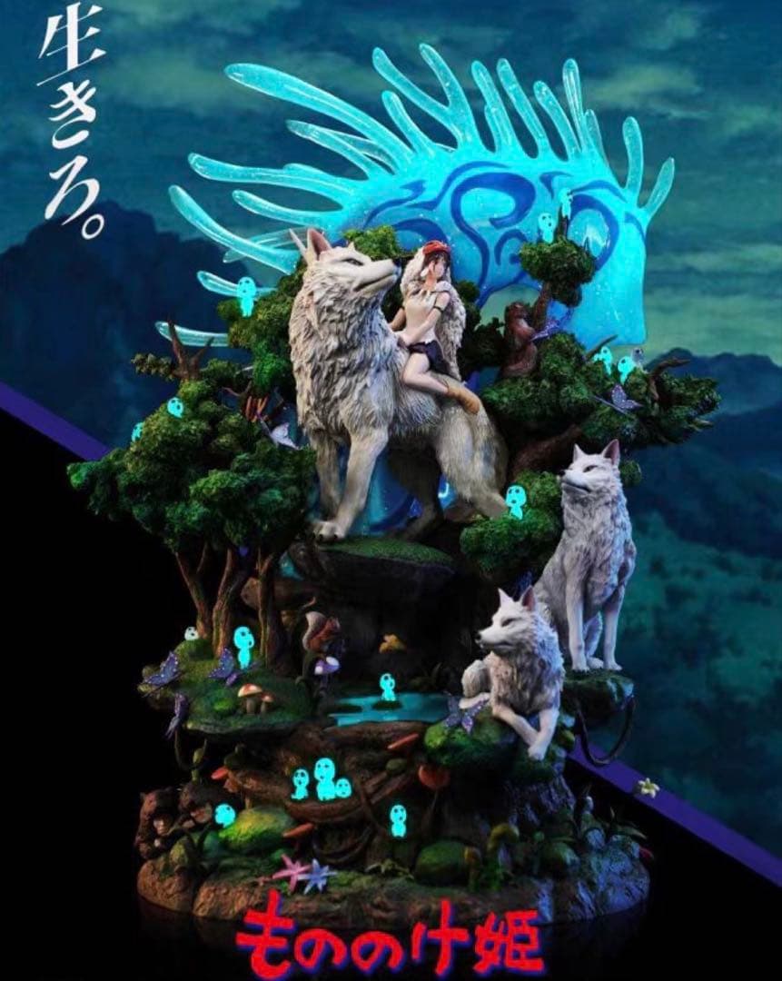 もののけ姫 樹脂フィギュア ガレージキット スタチュー - メルカリ