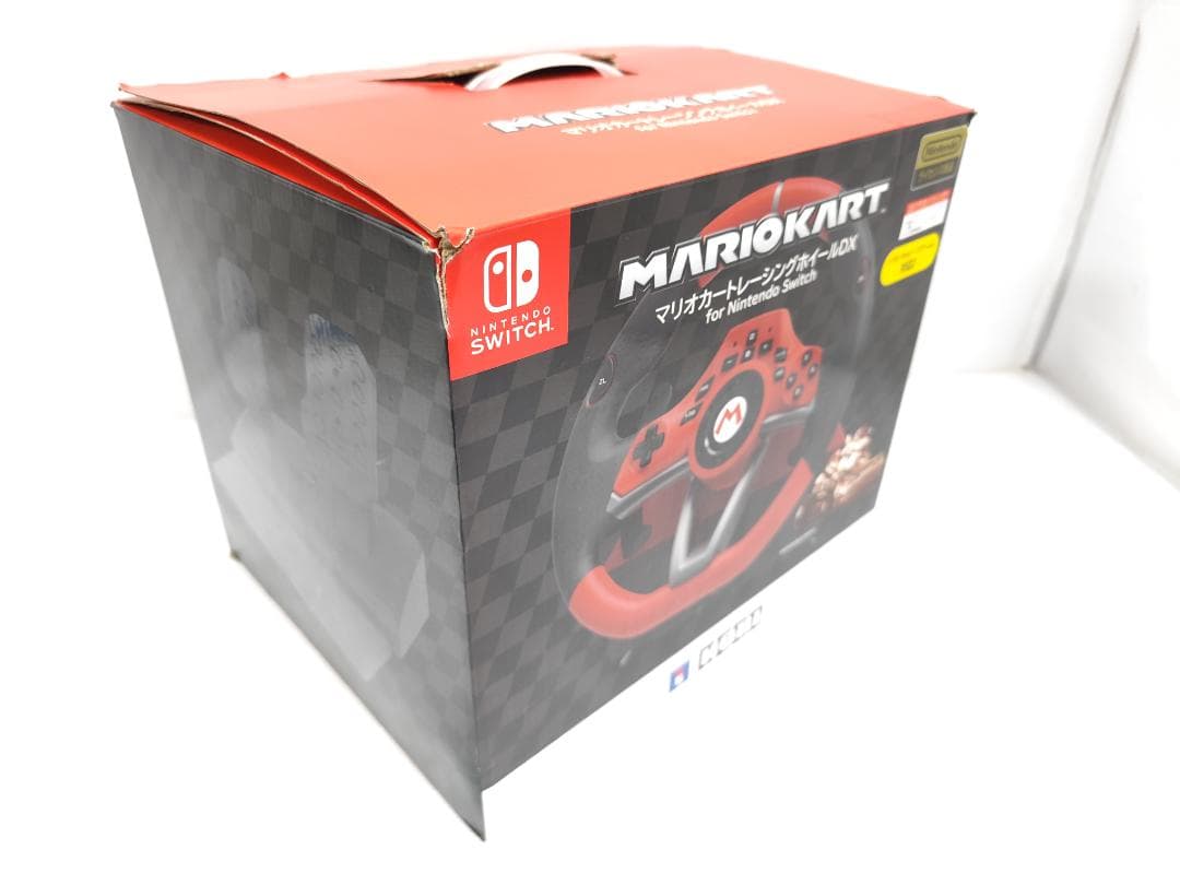 switch マリオカート レーシングホイールDX HORI NSW-228 ② - メルカリ