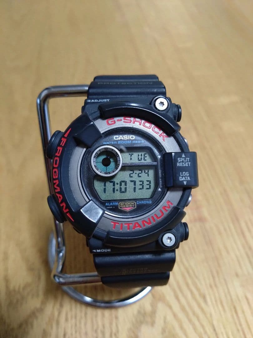 CASIO G-SHOCK DW-8200 フロッグマン チタン 黒 - メルカリ
