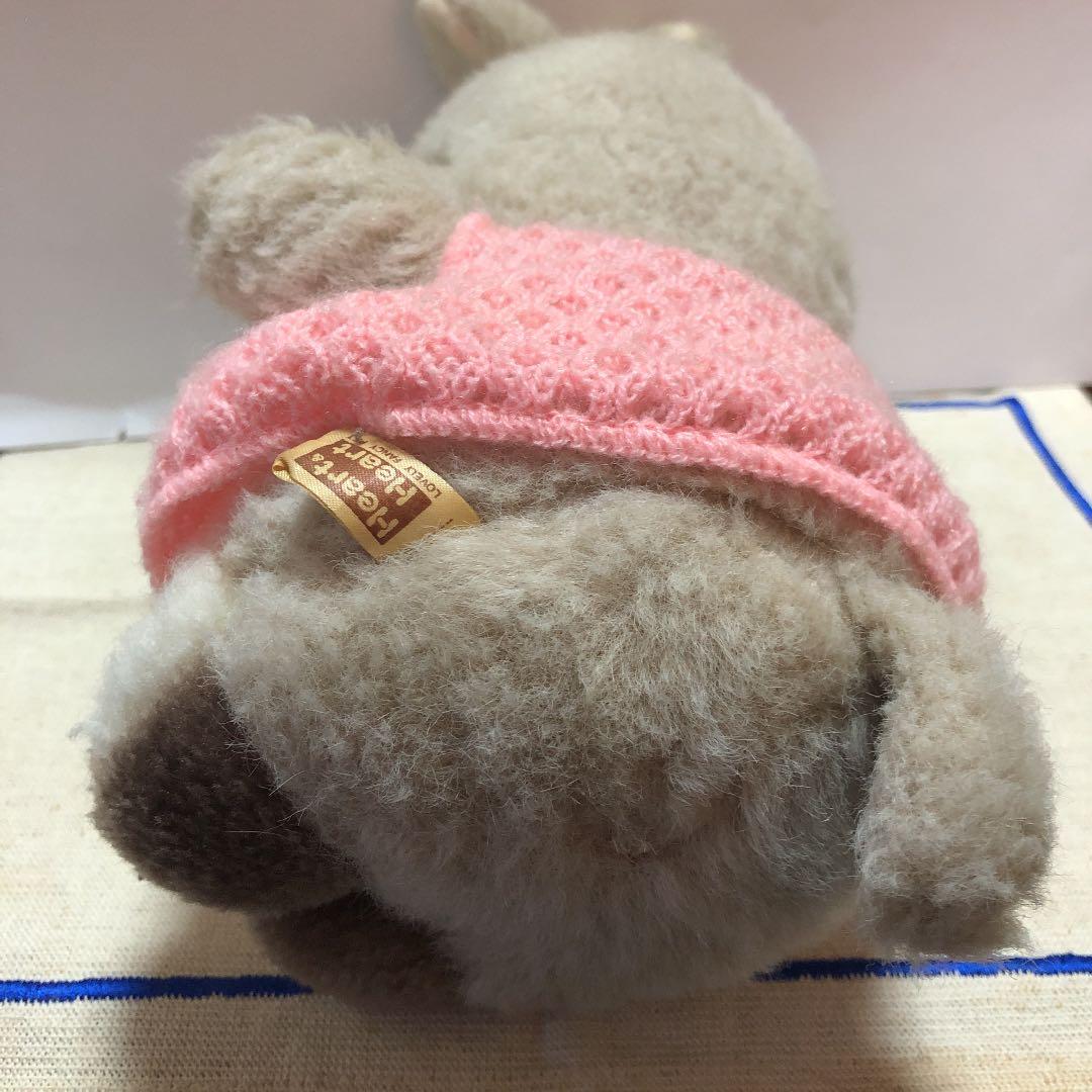 昭和レトロ NAKAJIMA Heart&Heart うさぎ ぬいぐるみ - メルカリ