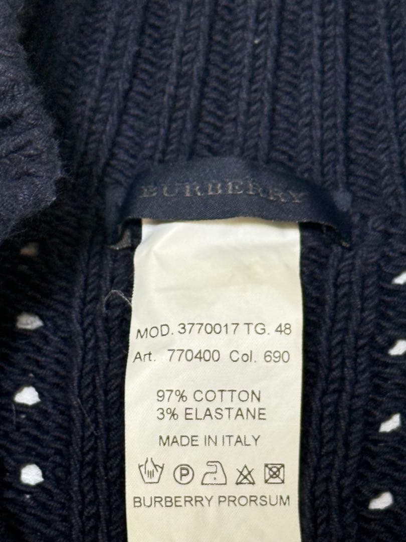 希少 イタリア製 Burberry Prorsum ドライバーズニット - メルカリ