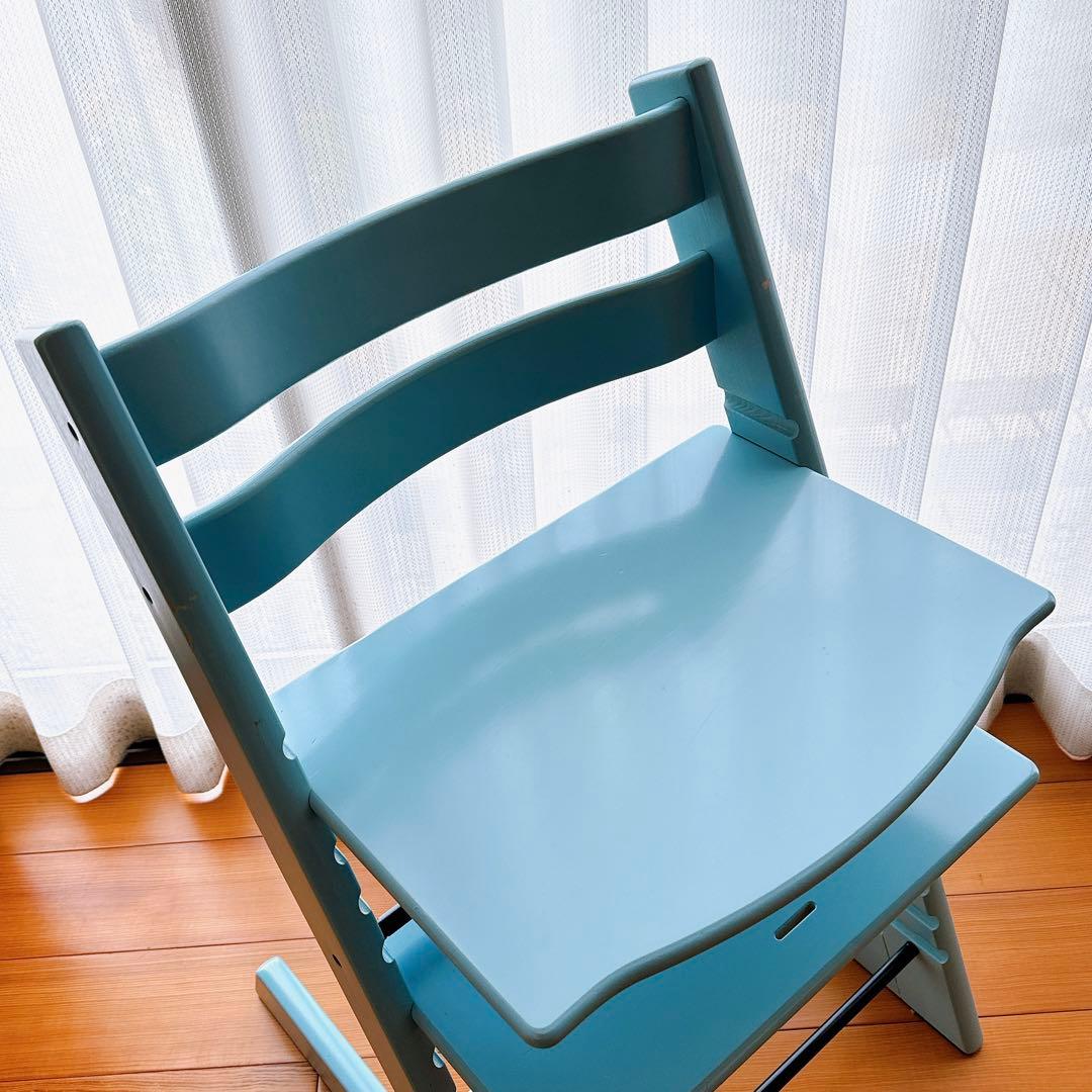 ストッケ トリップトラップ アクアブルー 6シリアル - メルカリ