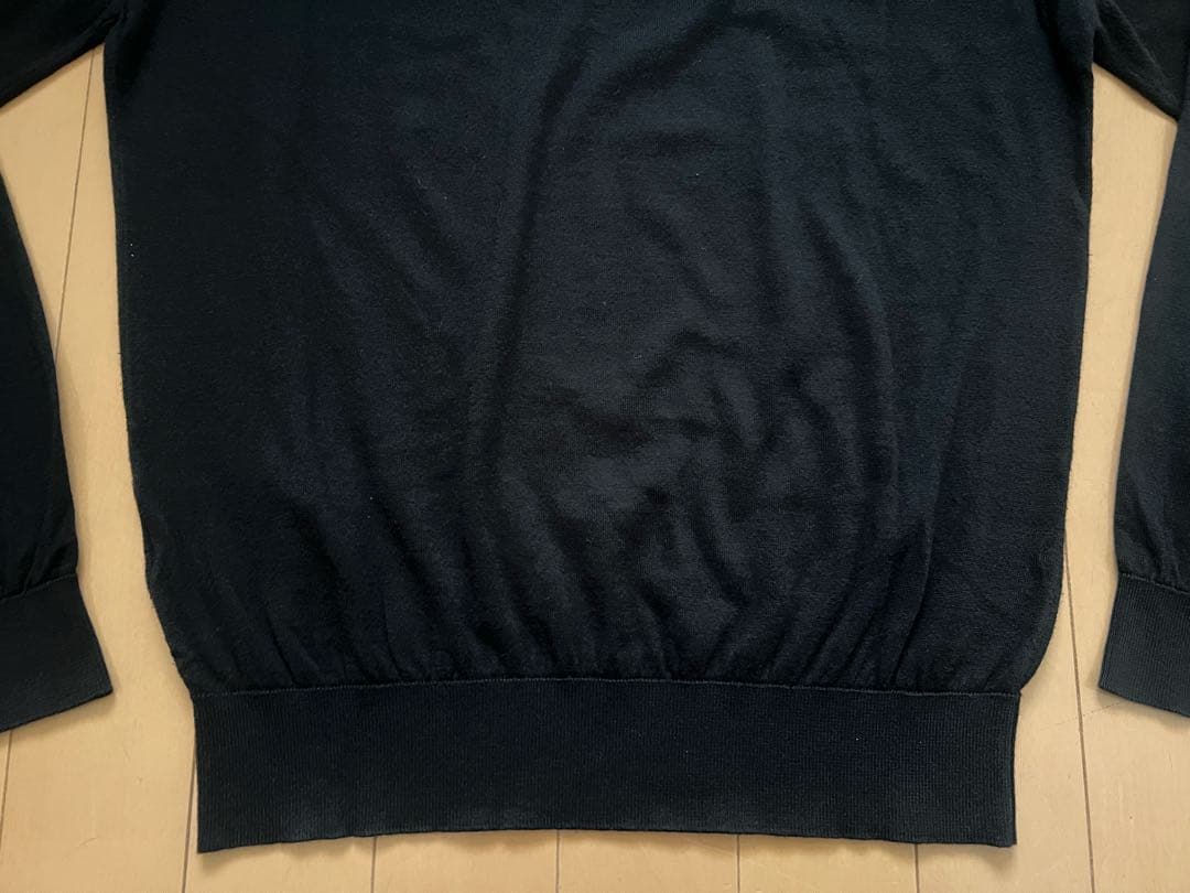 John Smedley クルーネック ニット シーアイランドコットン M 黒