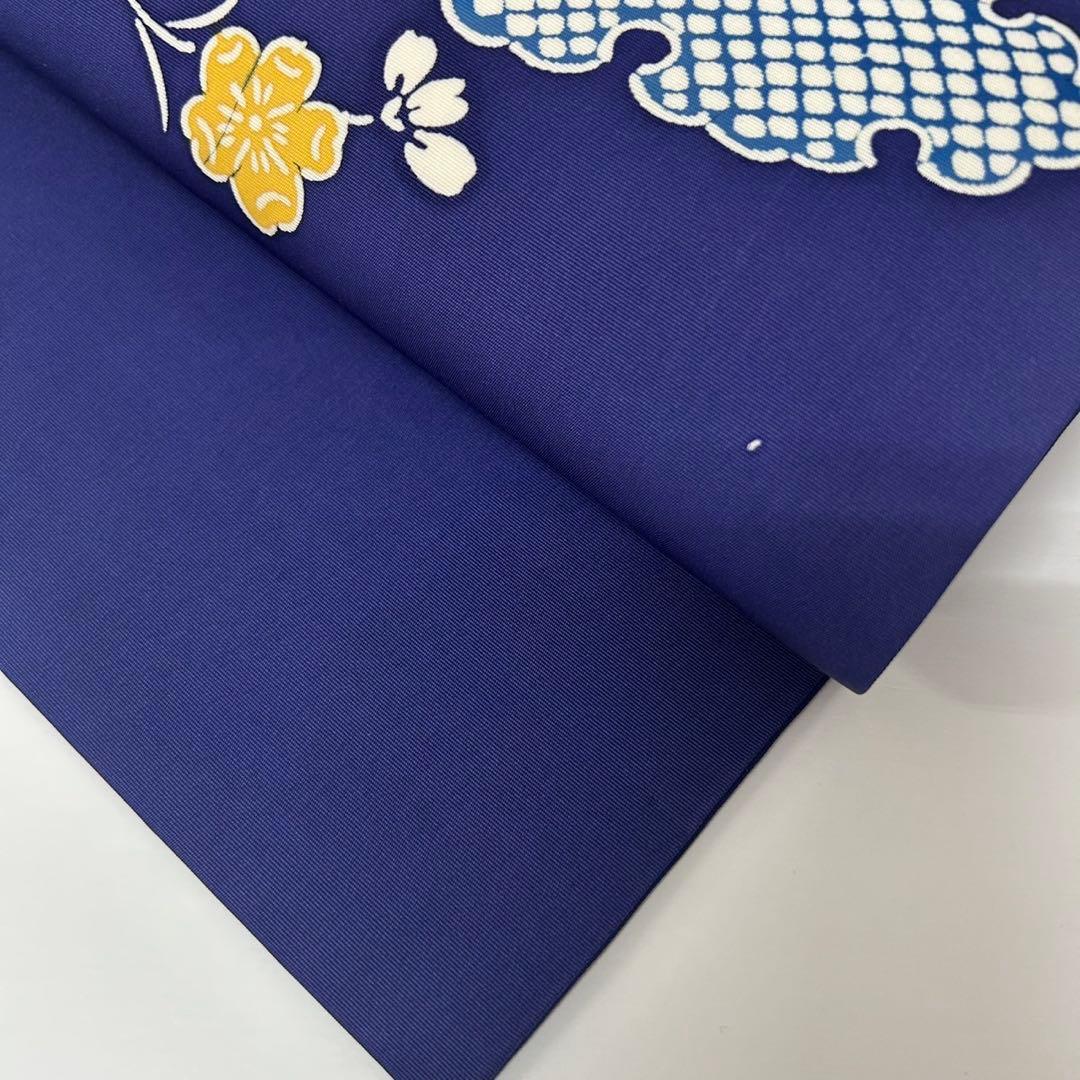 名古屋帯 塩瀬 型染め 蝶々 素敵なデザイン 九寸 正絹 AO-4188 - メルカリ