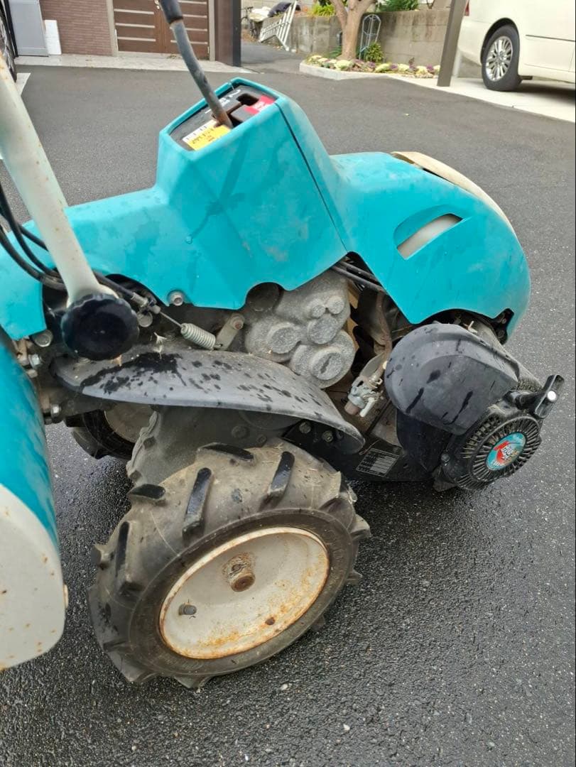 クボタ TR6000 陽菜 ミニ耕運機 ブルー溝浚器 付き - メルカリ