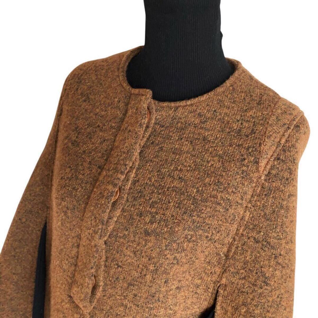 MASON´S⭐️メイソンズ ウール ケープ コート ブラウン サイズ40