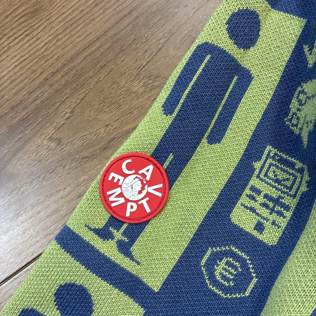 C.E CAVEMPT 総柄 ニット グリーン シーイー - メルカリ