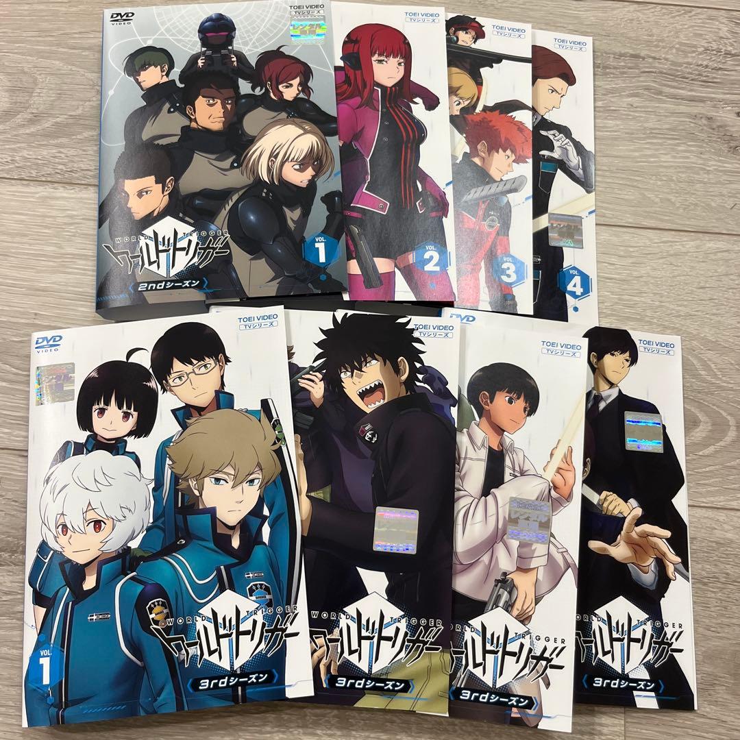 ワールドトリガー 2nd/3rd【2期+3期】DVD 全8巻 ワールドトリガー 2nd/3rd【2期+3期】DVD 全8巻