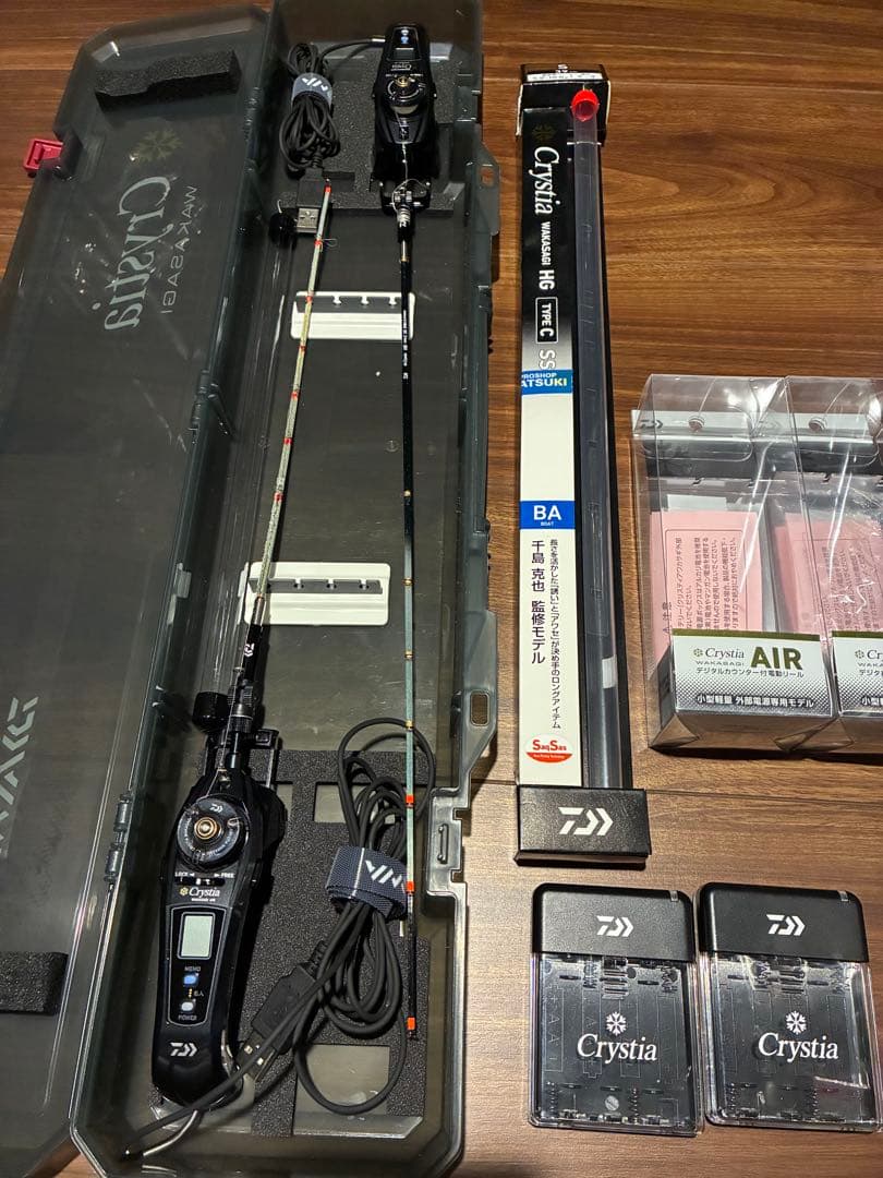 DaiwaワカサギクリスティアエアーCrystia Airセット DAIWA（ダイワ） クリスティア ワカサギ AIR パールホワイト