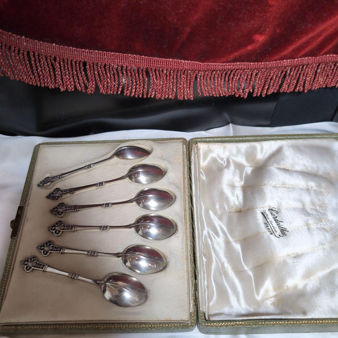 希少♪】 カルディヤック スプーン 6本セット ルネサンス 純銀