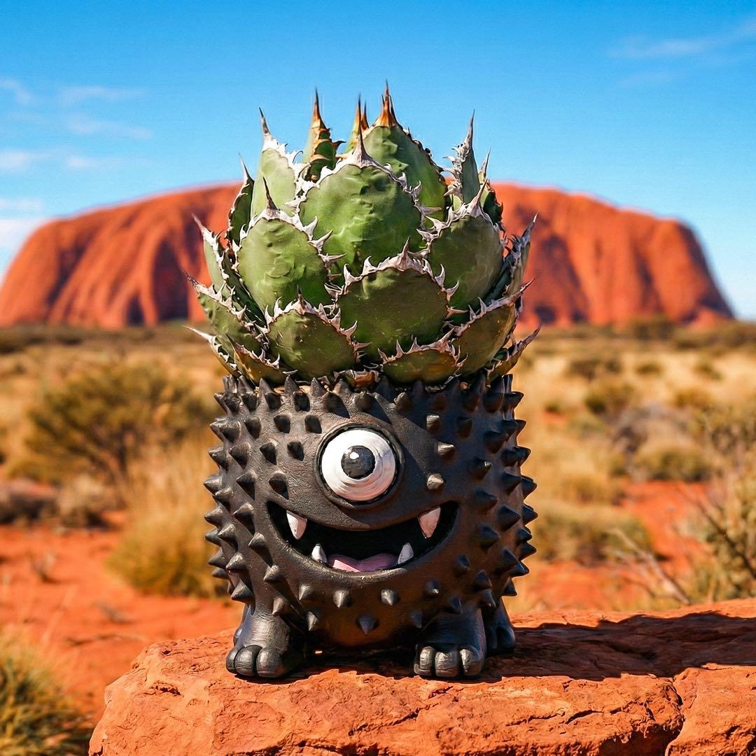 数量限定】モンスター鉢 グラキリス 植木鉢 3Dプリンター鉢 アガベ