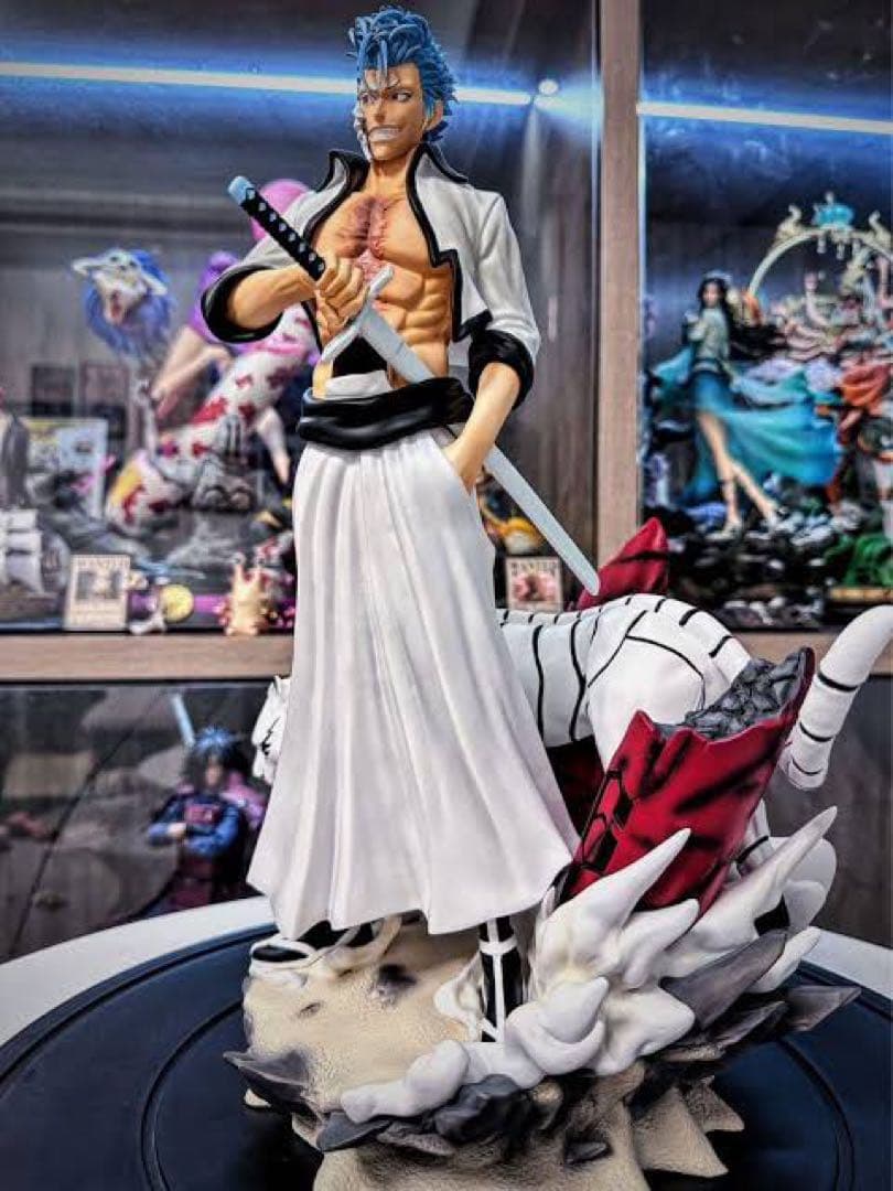 BLEACH 黒衣少年図 グリムジョー ガレージキット ガレキ スタチュー⑥