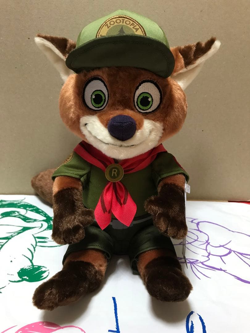 限定品】ぬいぐるみ ニック ジュニアレンジャー ズートピア - メルカリ